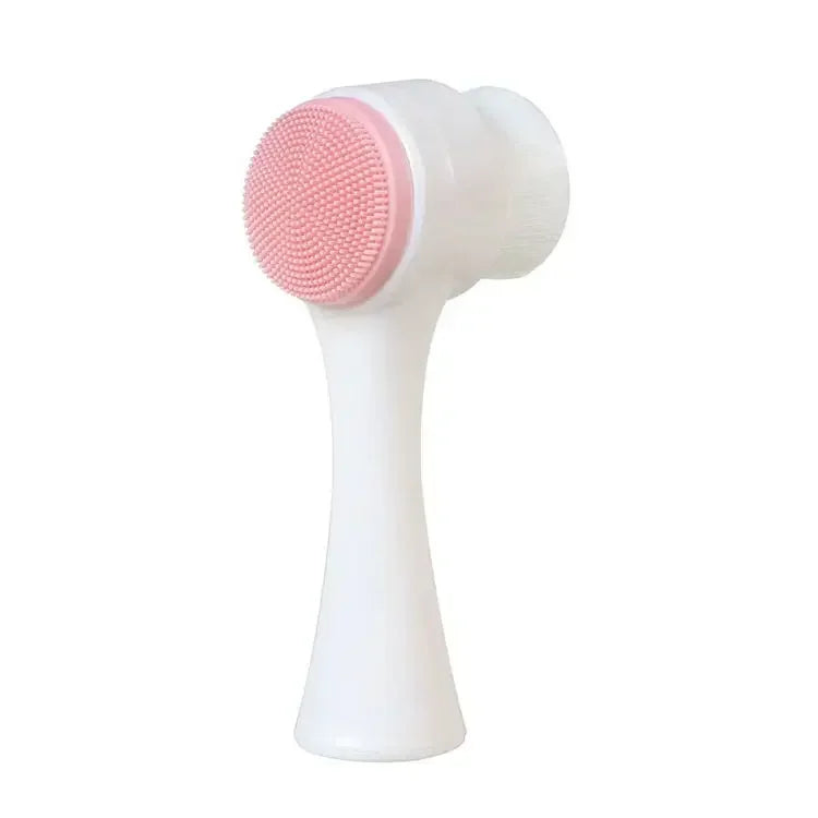 Dual-Action Facial Cleansing Brush