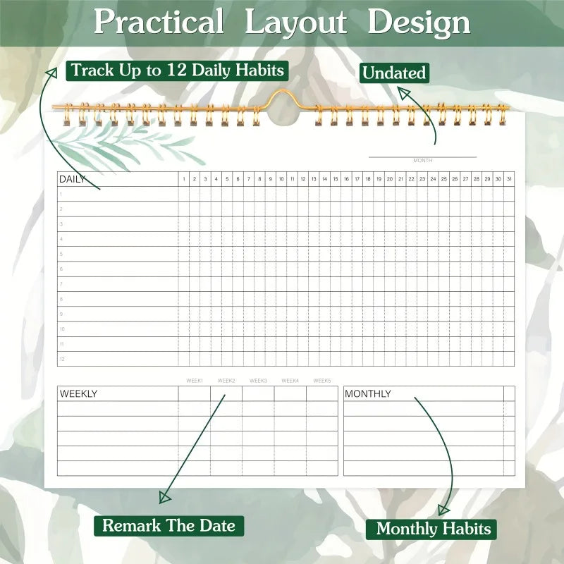 Journey Habit Tracker Journal