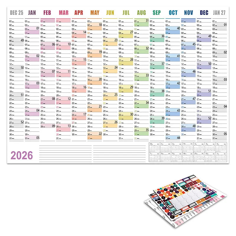 Journey Wall Planner 2026