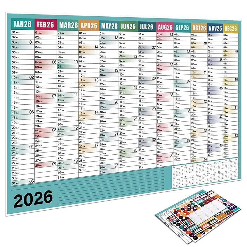 Journey Wall Planner 2026