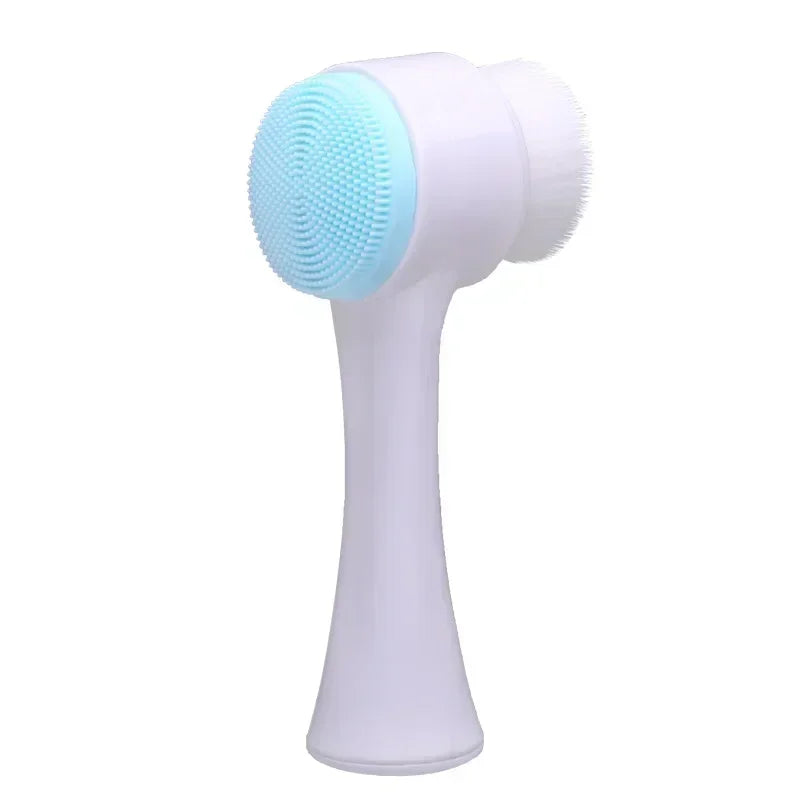 Dual-Action Facial Cleansing Brush