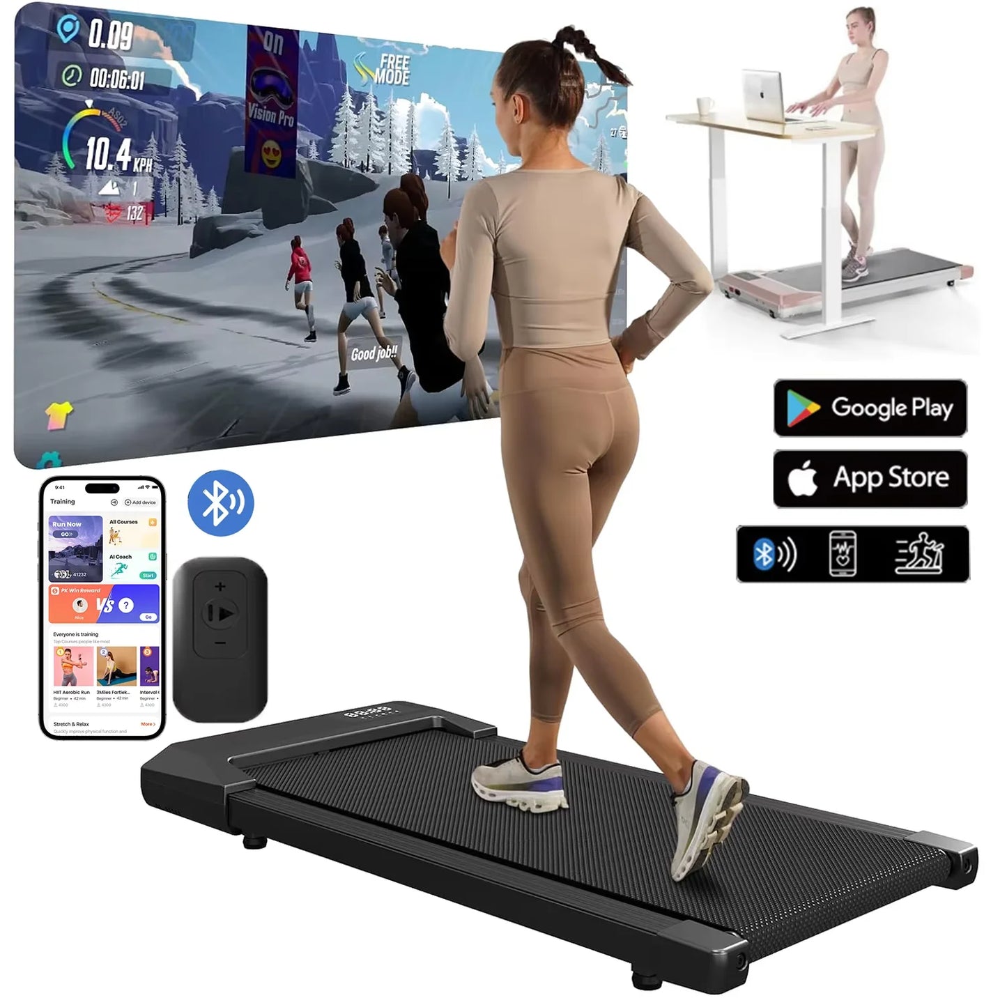 Your Journey Compact Smart Treadmill