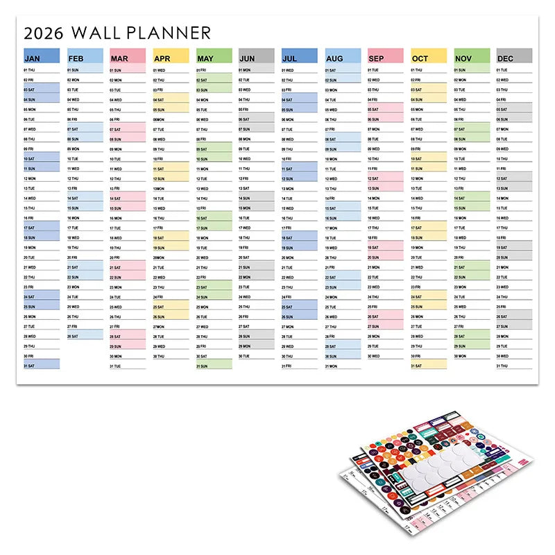 Journey Wall Planner 2026
