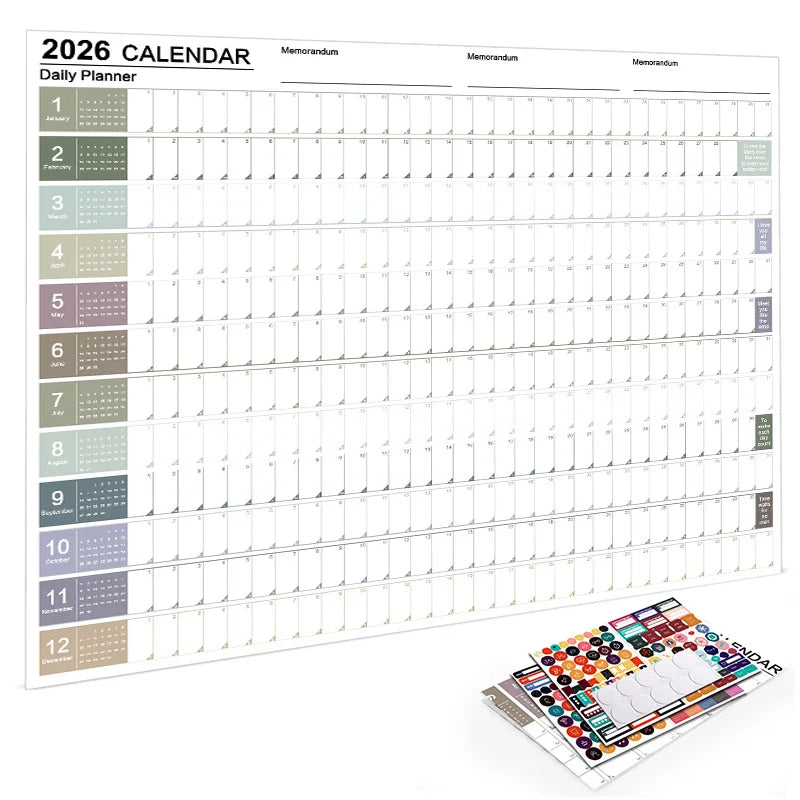 Journey Wall Planner 2026